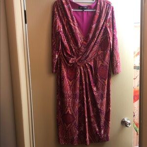 Jones New York Vibrant Pink Dress